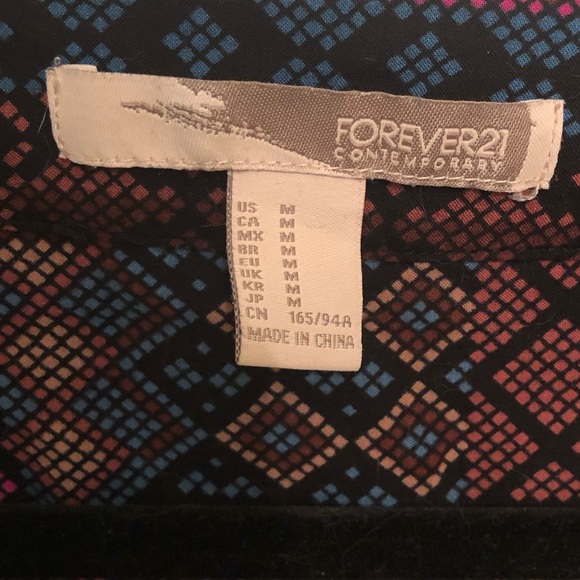 Geo tribal boho print blouse - Picture 3 of 3